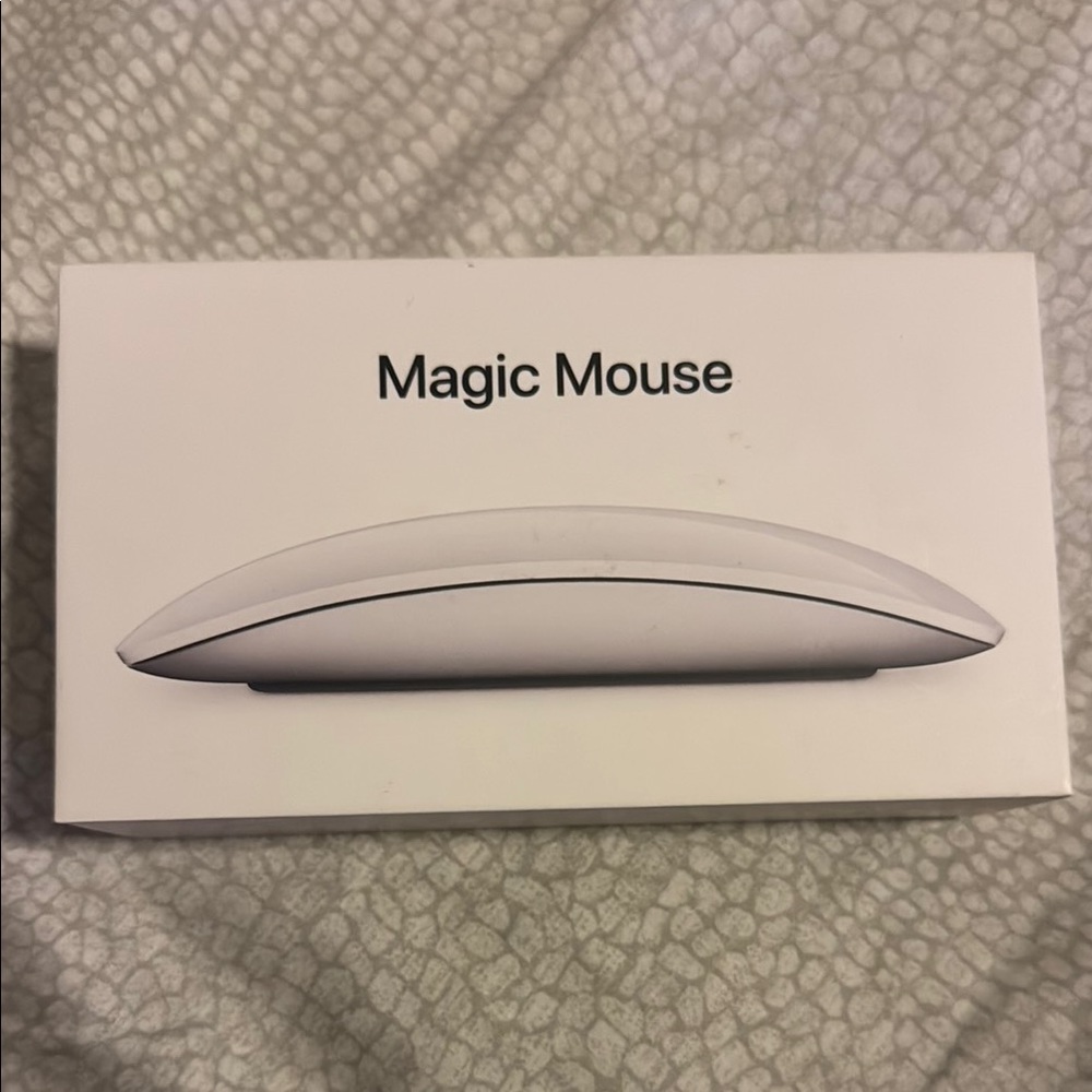 Sleek White Magic Mouse